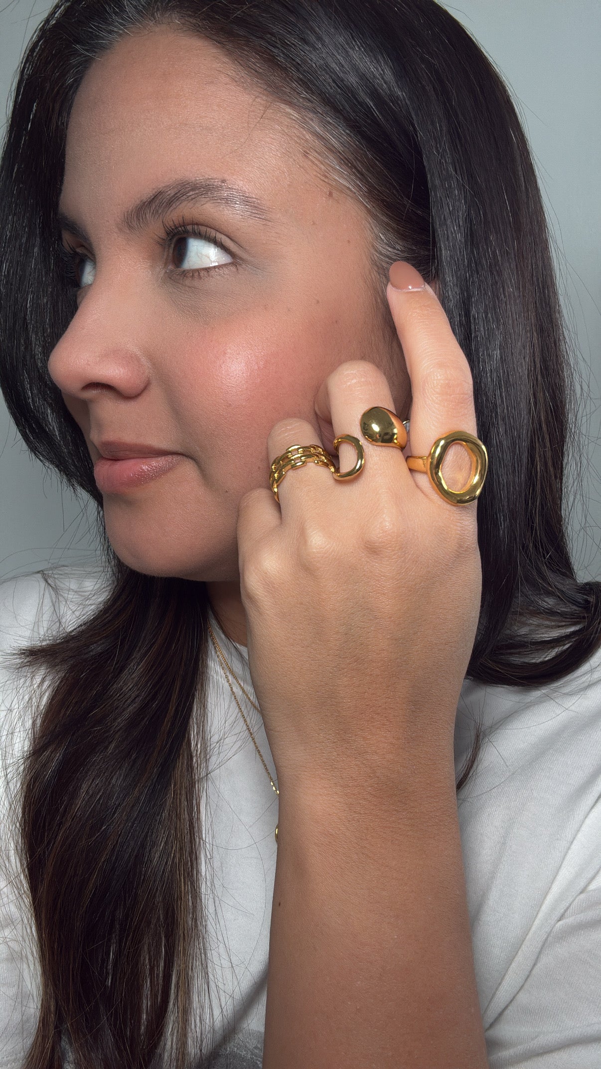 Oval Hollow Ring
