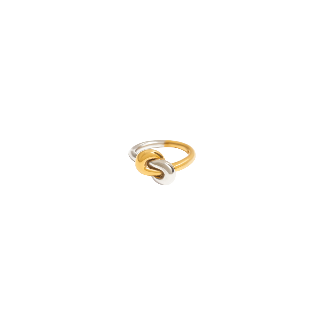 Two Tone Knotted Ring