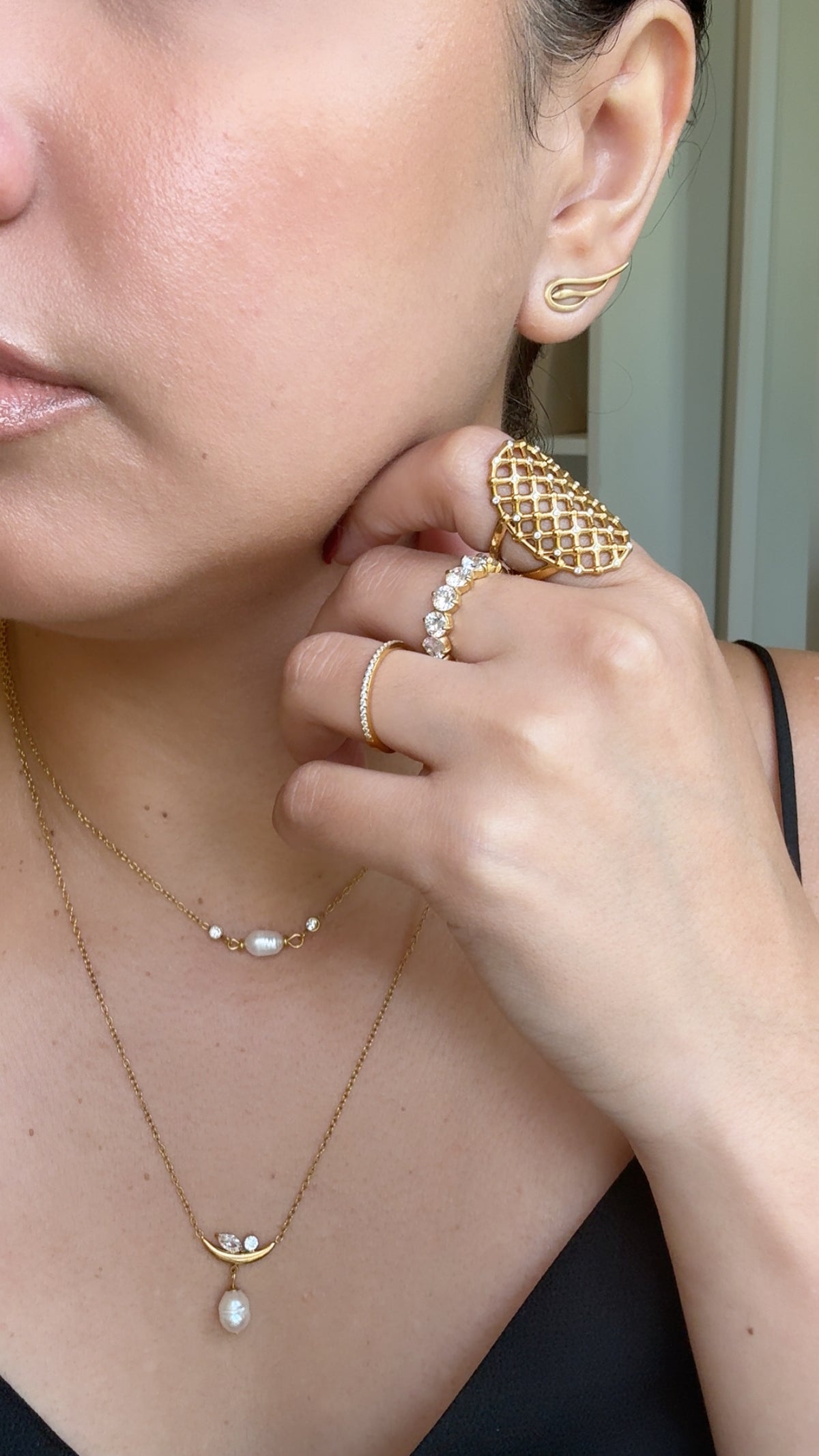 Zirconias Mesh Ring