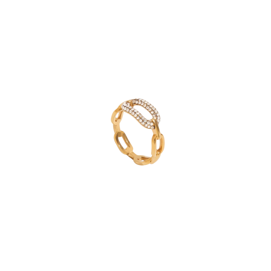 Zirconias Dainty Chain Ring