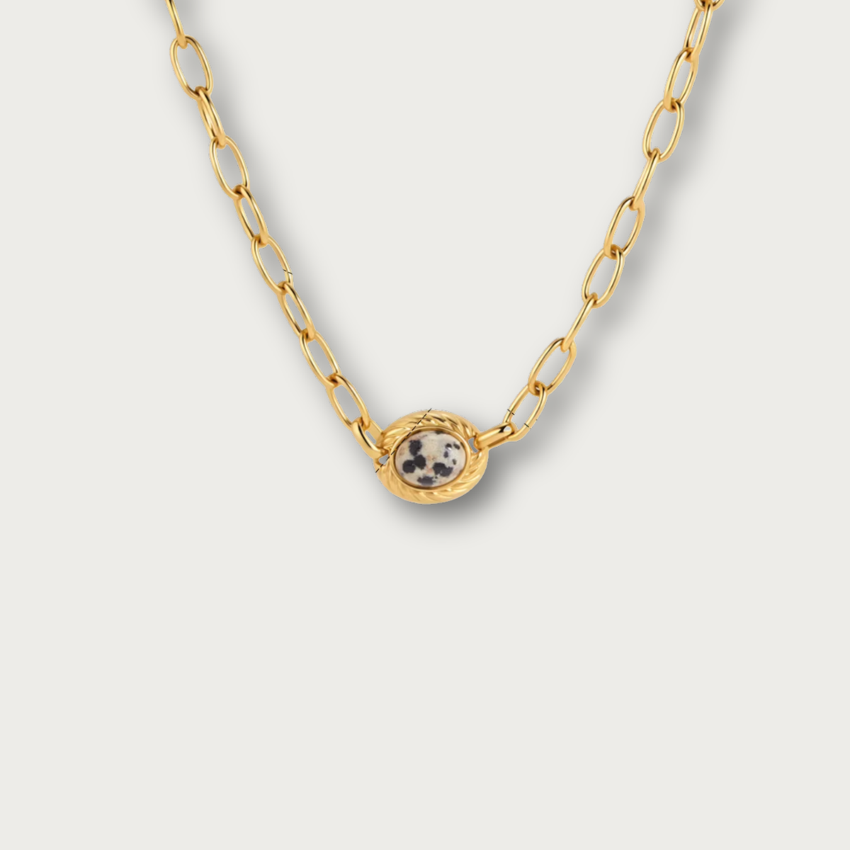 Terrazzo Style Pendant Necklace
