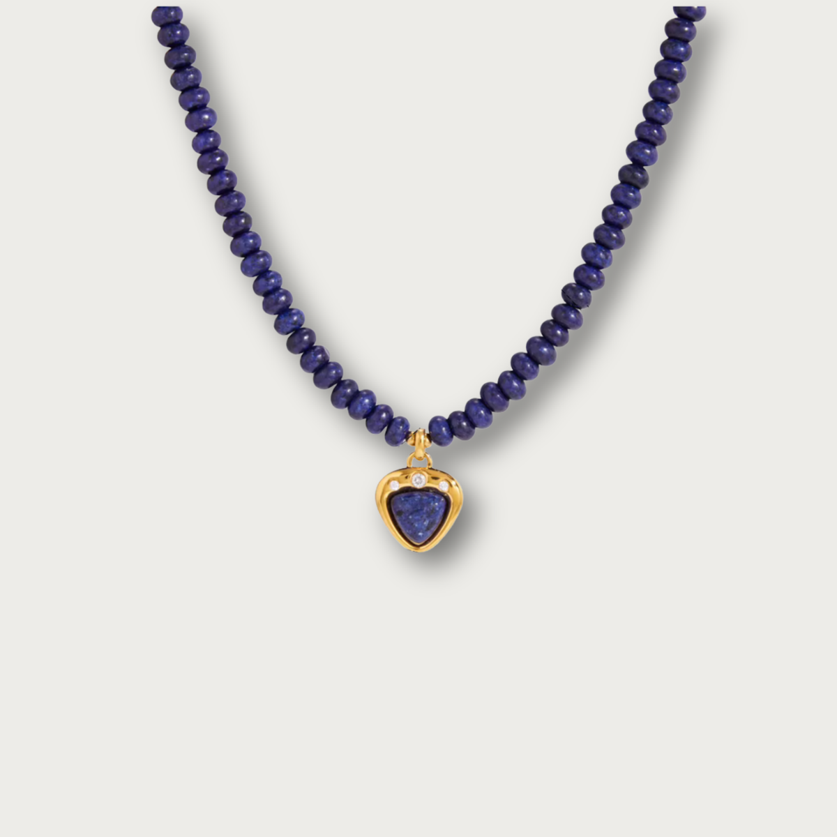 Blue Stone Pendant Necklace
