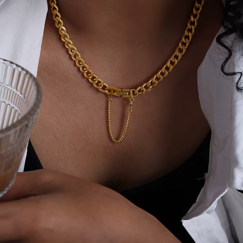 Bold Cuban Security Chain Necklace