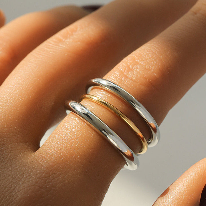 Two Tone Multilayer Ring