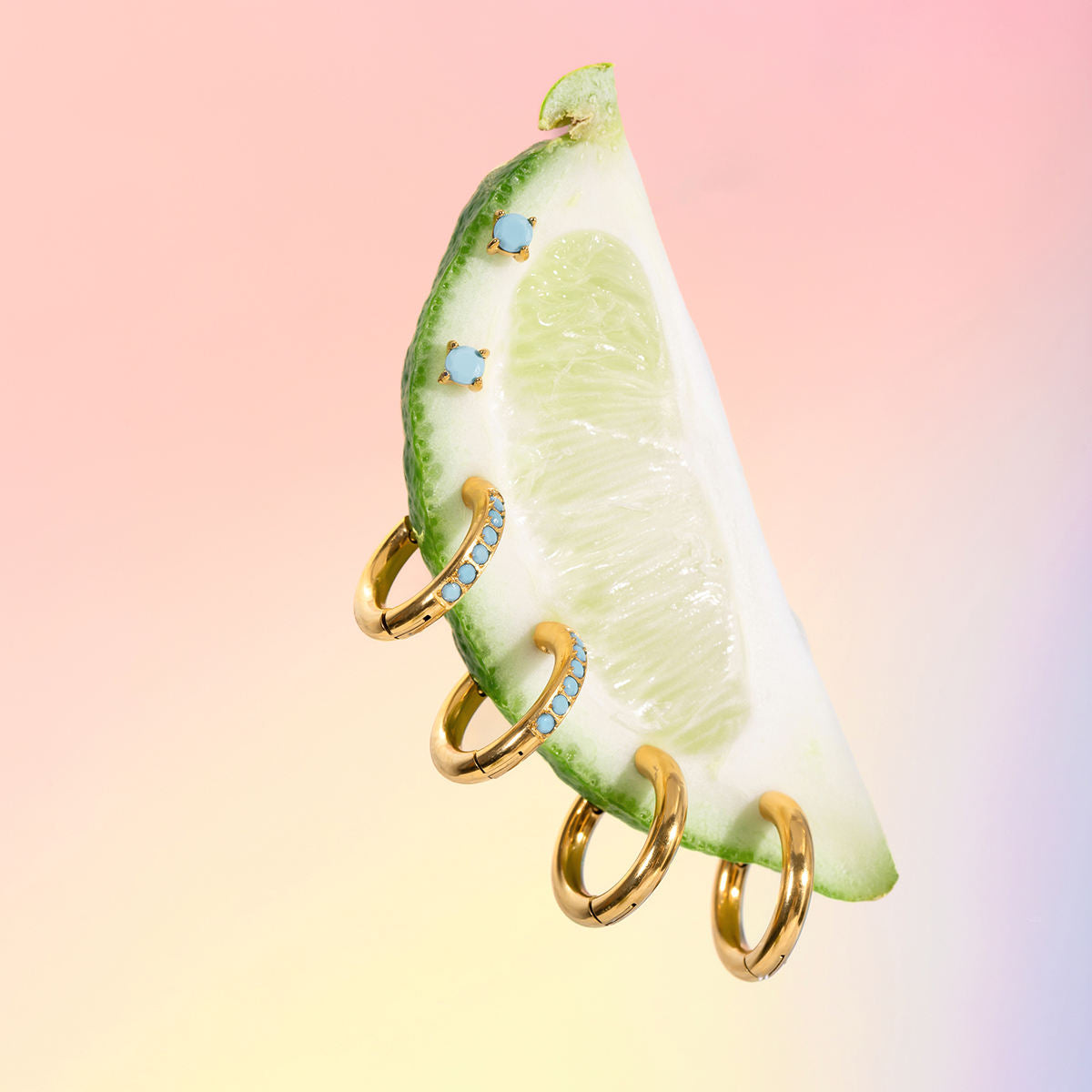 Turquoise Cute Earrings Set