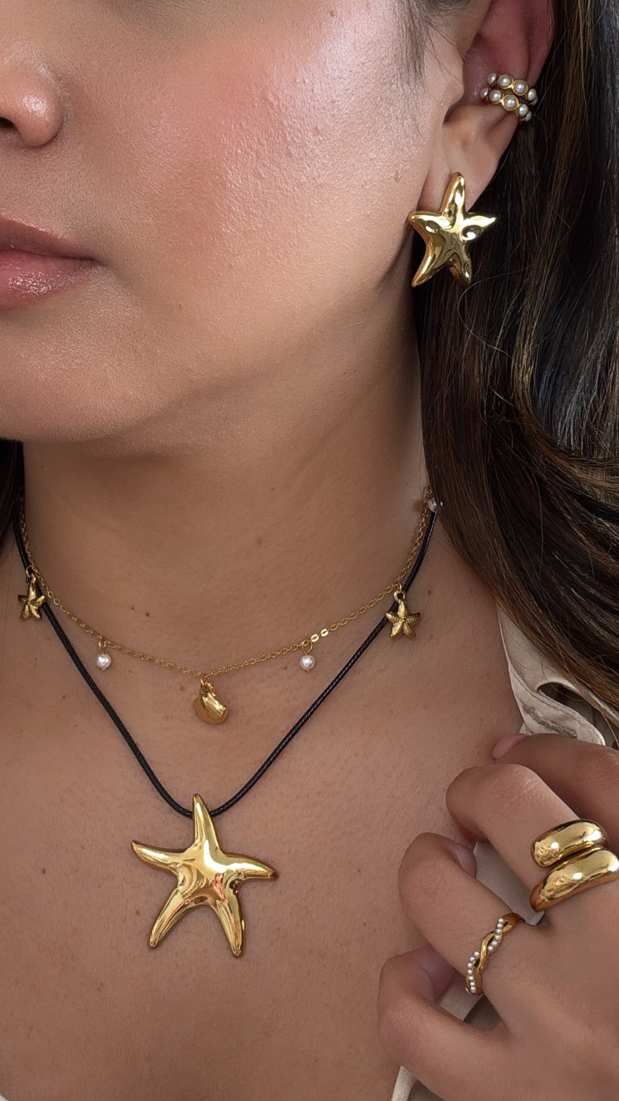 Starfish Big Studs Earrings