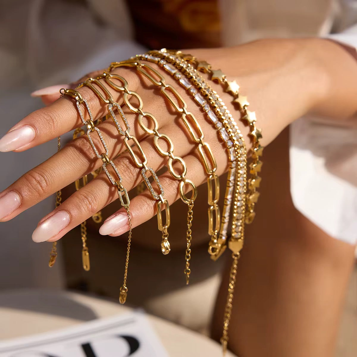 Rectangular Zirconias Bracelet