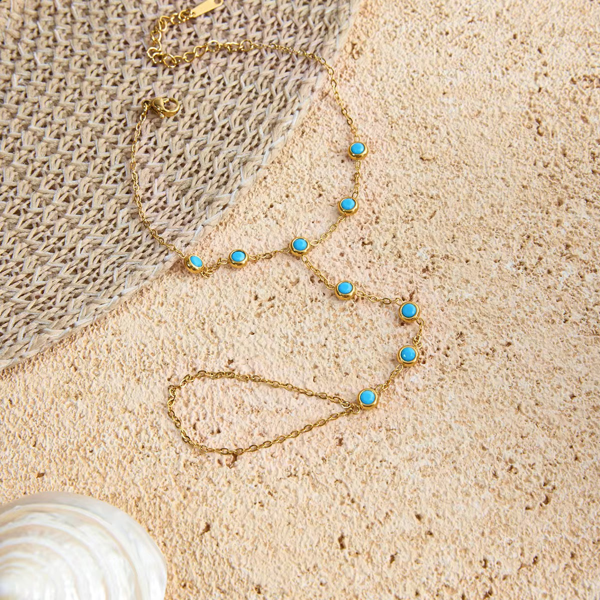Mini Turquoise Finger Bracelet