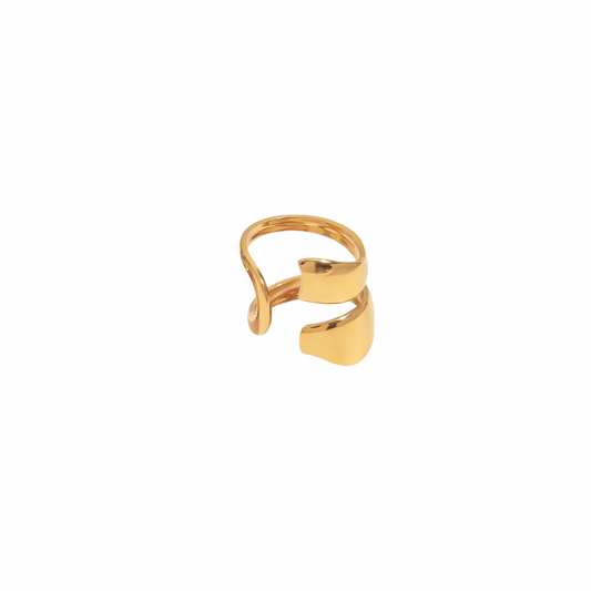 Irregular Shape Open Ring