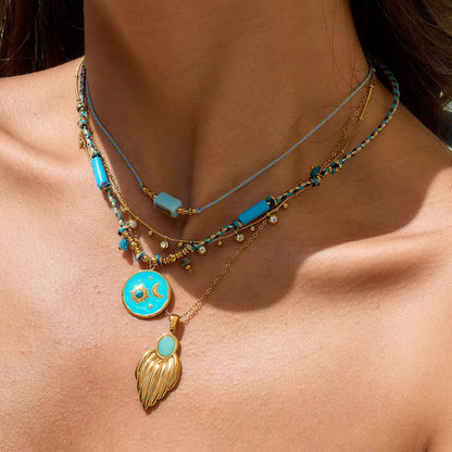 Mini Zirconias Pendants Necklace