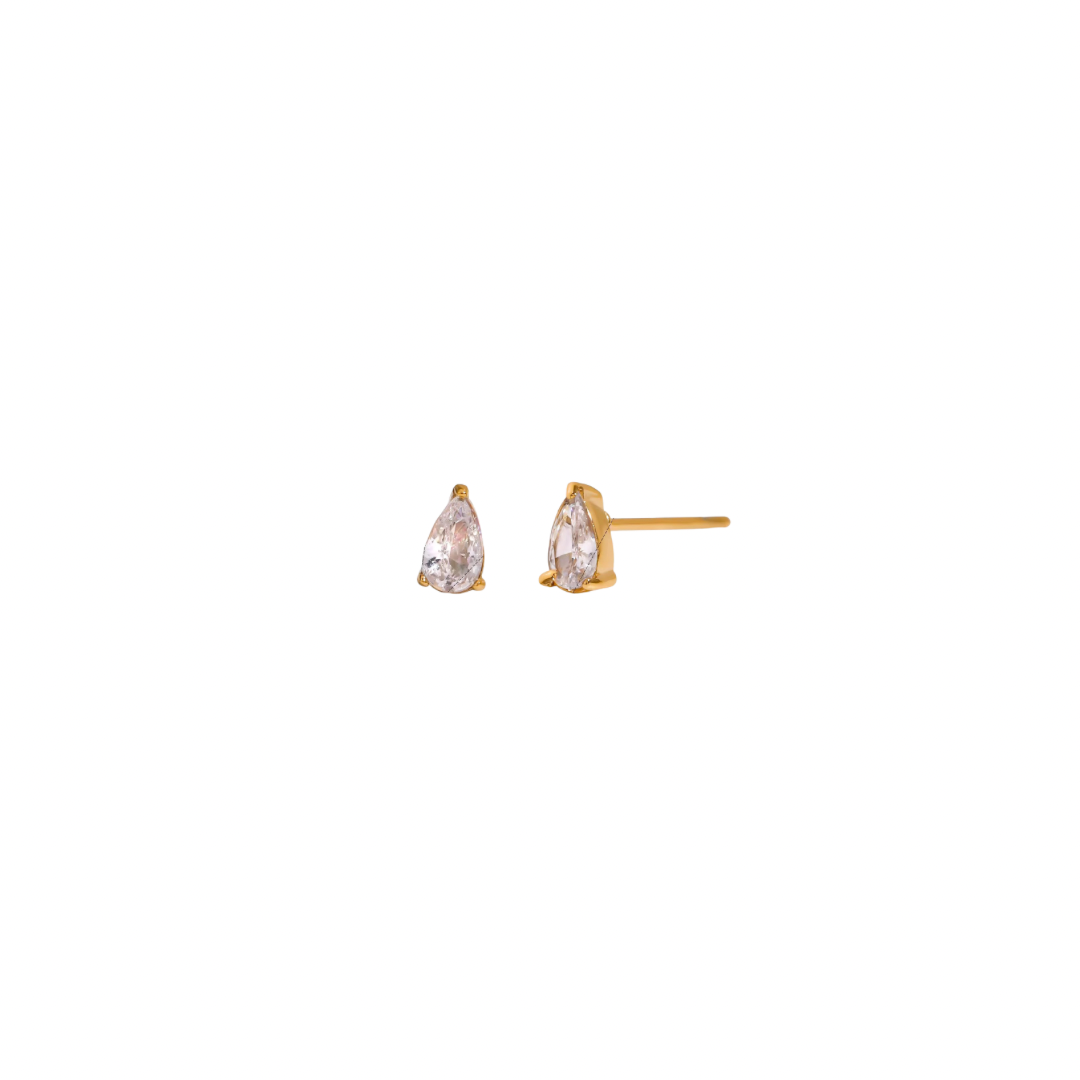 Drop Zirconia Mini Studs Earrings