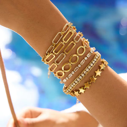 Rectangular Zirconias Bracelet