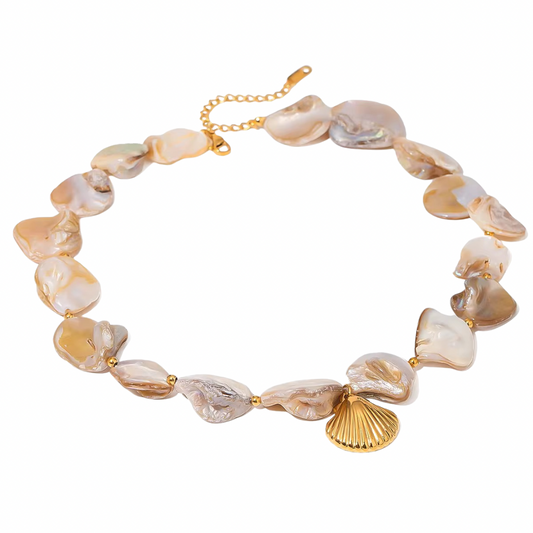 Sea Shell Beachy Style Necklace