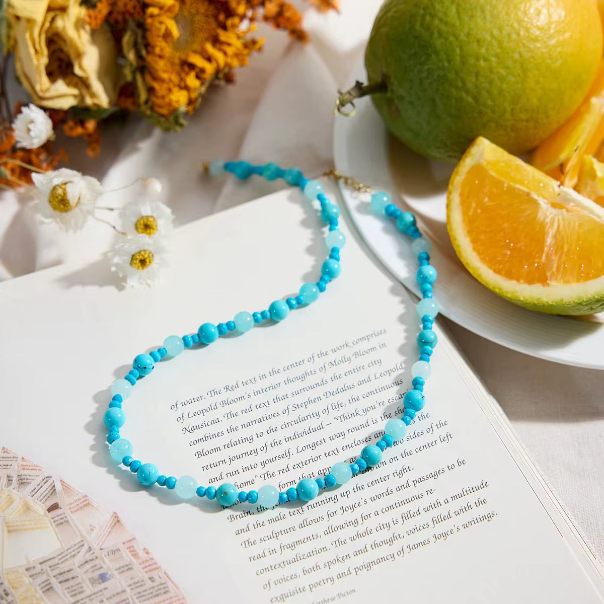 Turquoise Beads Necklace