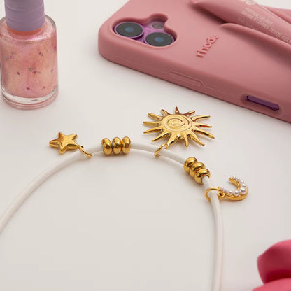 Endless Summer Pendants White Thread Chain Necklace