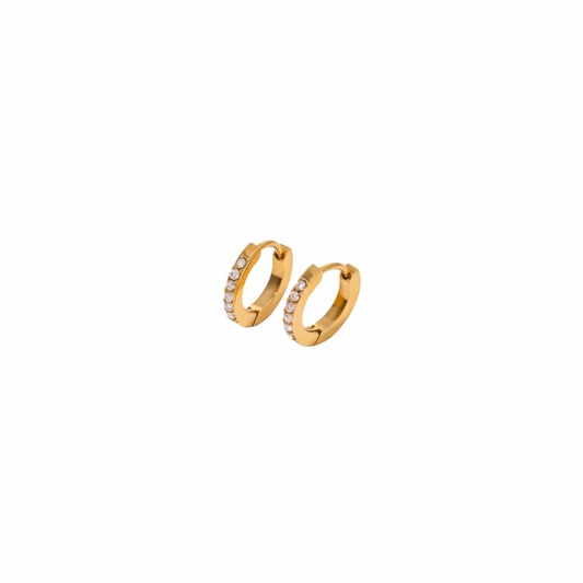 Zirconias Mini Huggie Earrings