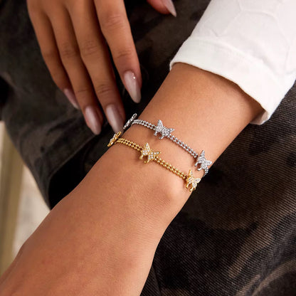 Zirconias Butterflies Bracelet