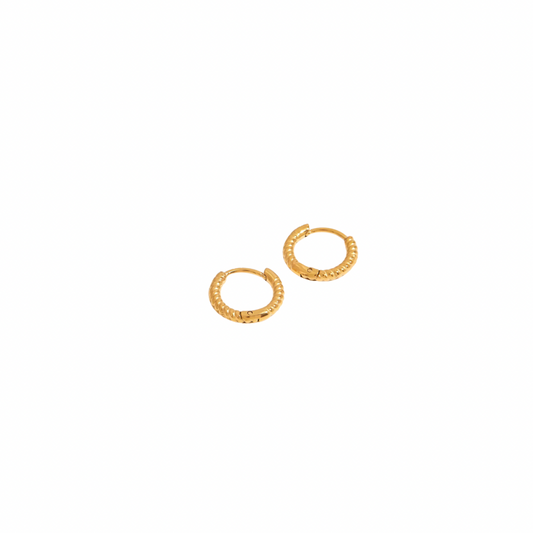 Twisted Huggie Earrings
