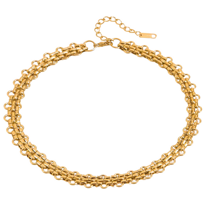 Chunky Flat Chain Necklace