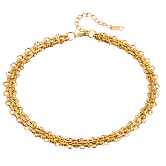 Chunky Flat Chain Necklace