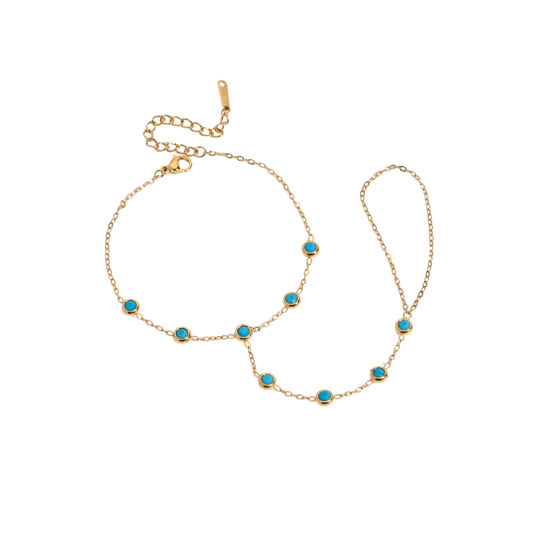 Mini Turquoise Finger Bracelet