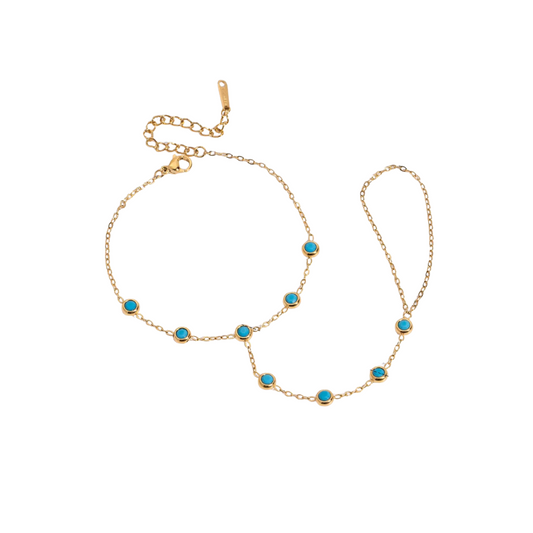 Mini Turquoise Finger Bracelet