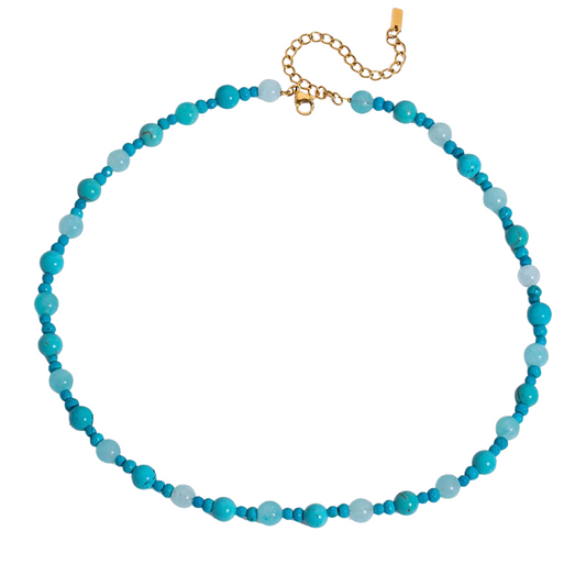 Turquoise Beads Necklace