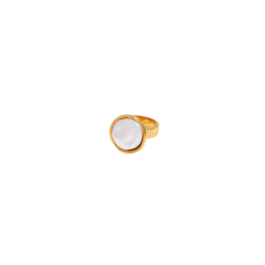 Round Pearl Ring