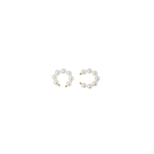 Pearls Earcuffs Set