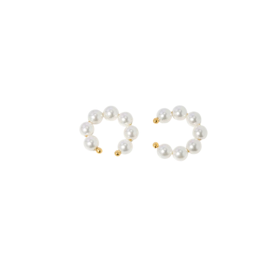 Pearls Earcuffs Set