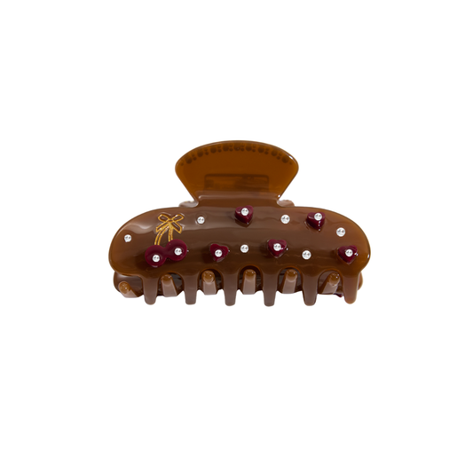 Zirconias Brown Hair Claw