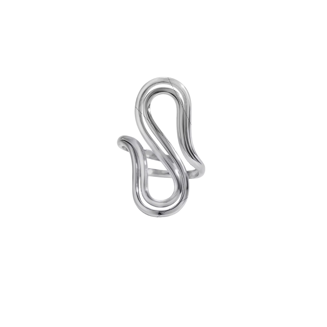 Silver S Ring