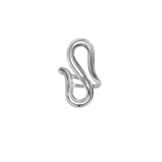 Silver S Ring