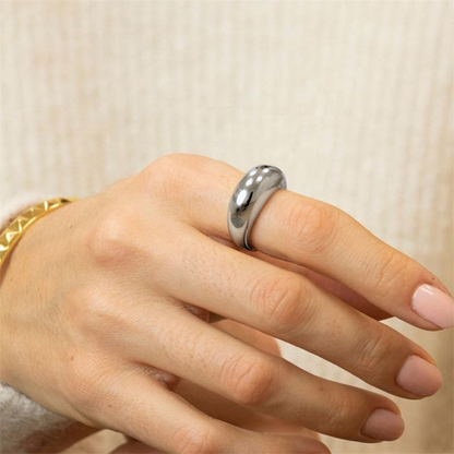 Silver Dome Ring