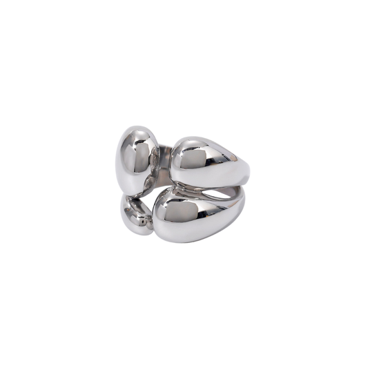 Silver Chunky Open Ring