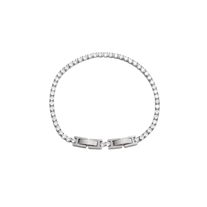 Silver Dainty Zirconias Tennis Bracelet 3mm