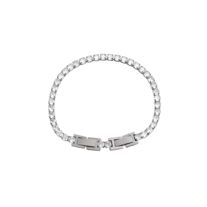 Silver Dainty Zirconias Tennis Bracelet 4mm
