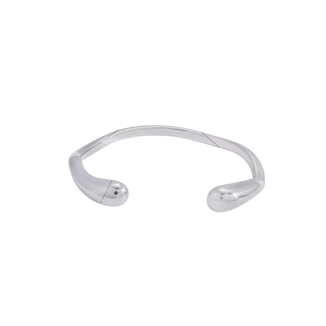 Silver Irregular Cuff Bracelet