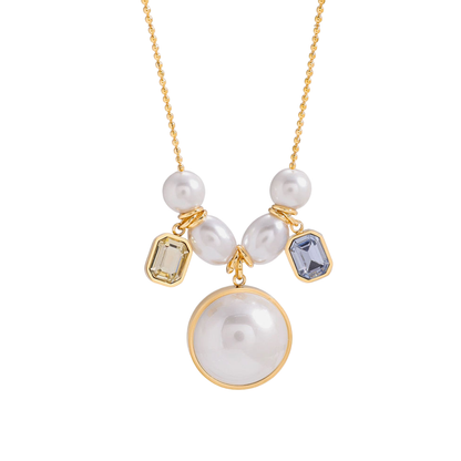 Pearls & Color Stones Necklace