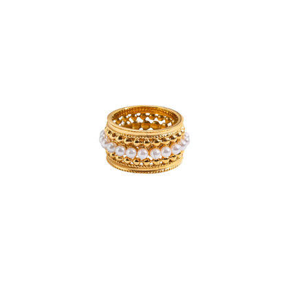 Mini Pearls Band Ring