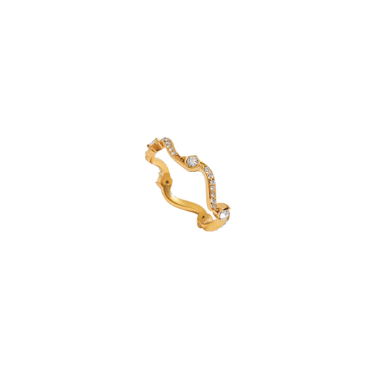 Zirconias Wavy Ring