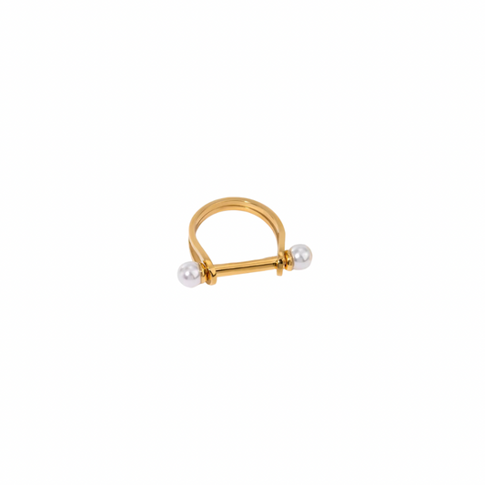 Pearls Shackle Ring