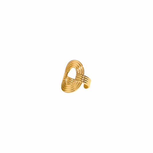 Layers Oval Ring