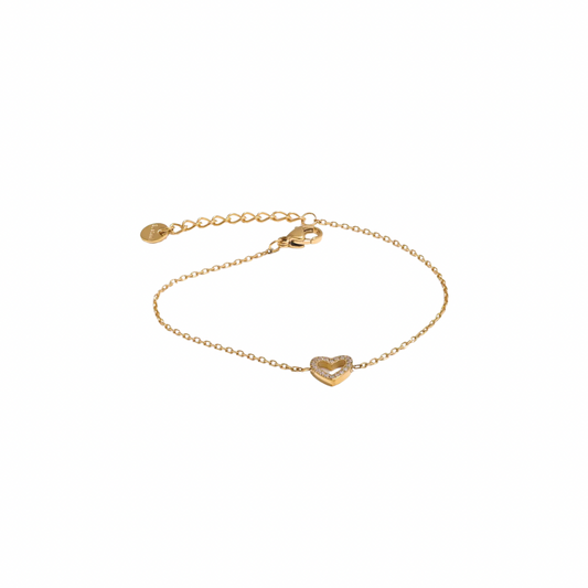 Mini Zirconia Heart Bracelet