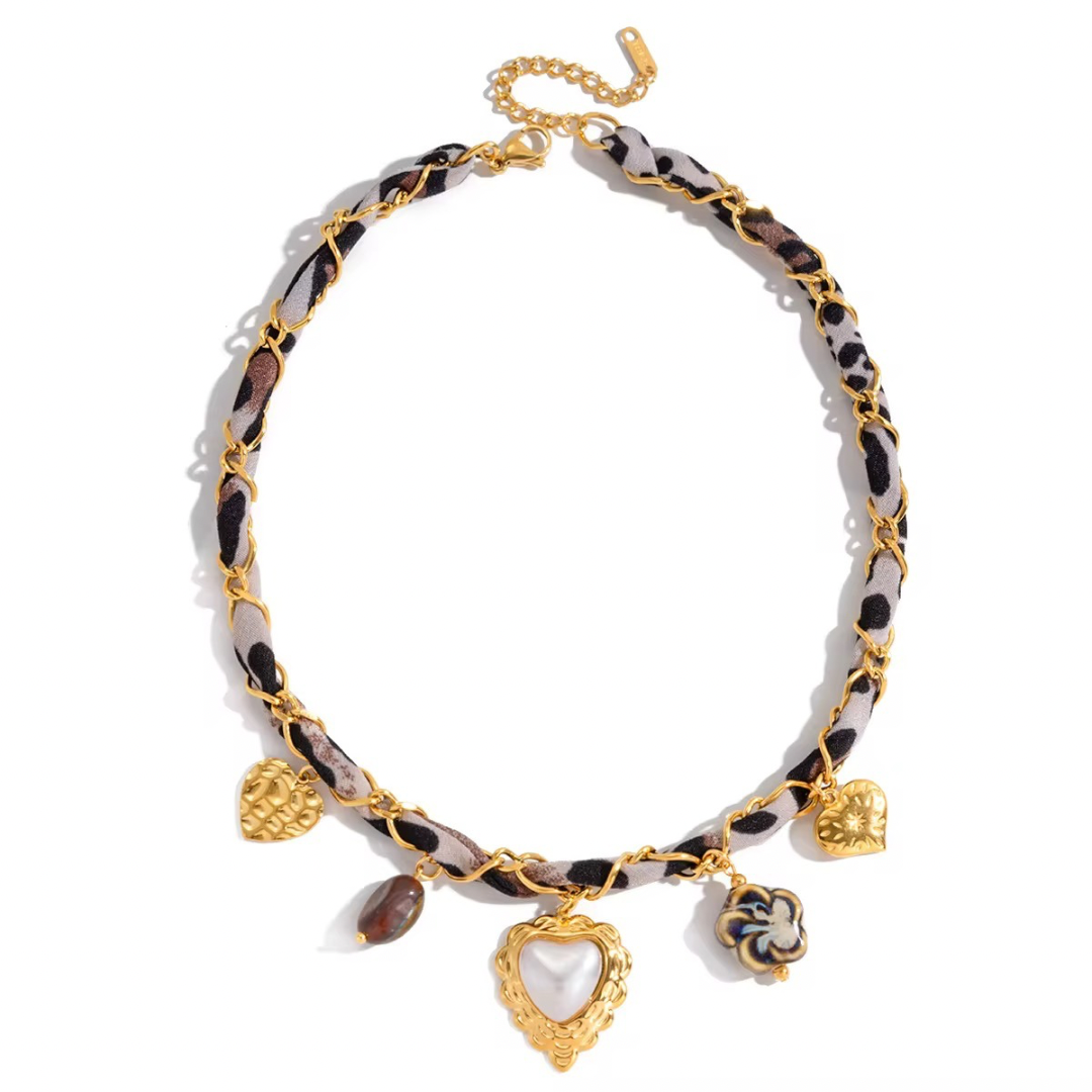 Animal Print Charms Necklace