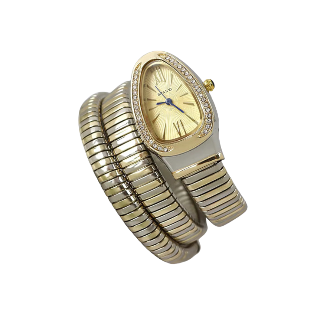Iconic Serpenti Style Watch (Two Tone / Gold)