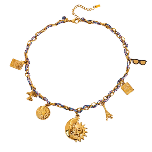 Travel Charms Necklace