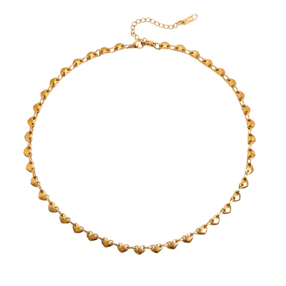 Heart Pig Nose Chain Necklace