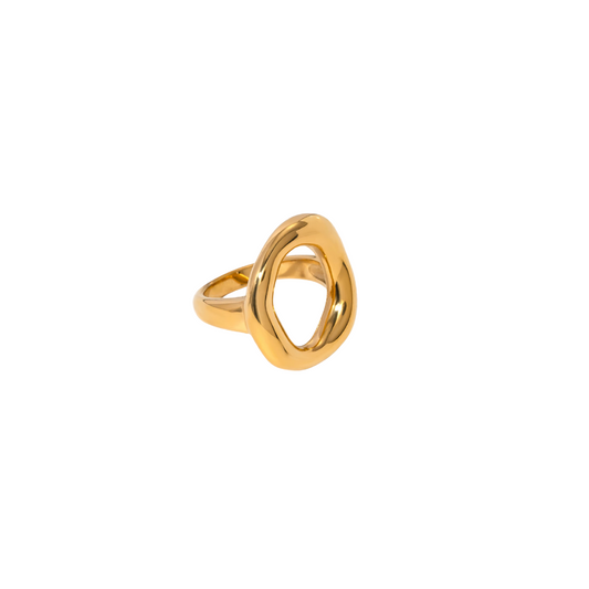 Oval Hollow Ring