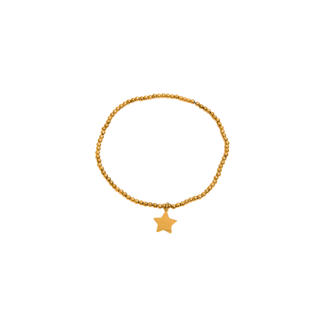Star Pendant Elastic Bracelet